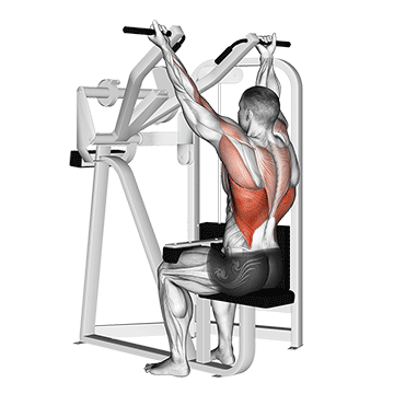 Reverse Machine Lat Pulldown